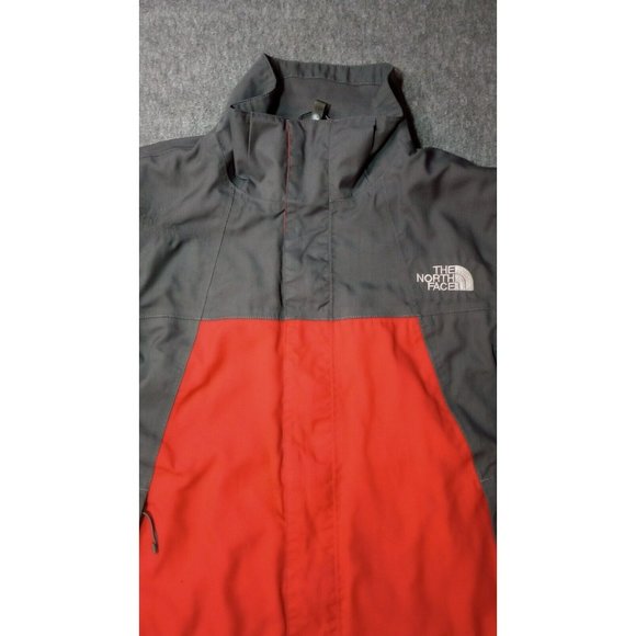North Face HyVent Jacket Mens Sz Large Red Coat Full Zip Winter Ski Snow Hiking* - Picture 4 of 16